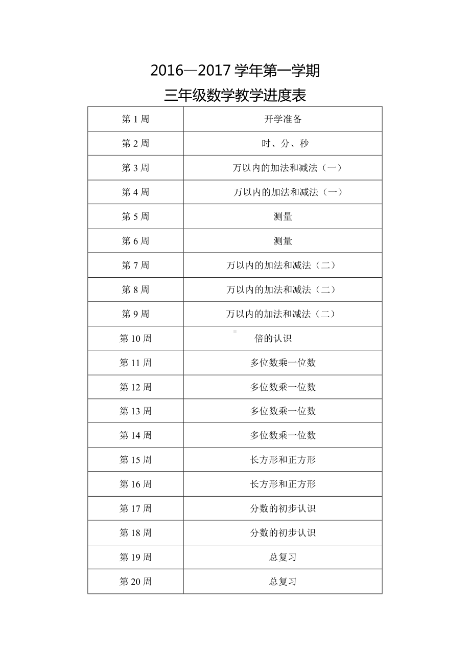 三年级上册数学集体备课计划.docx_第3页