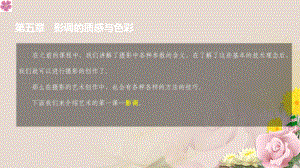 摄影摄像—影调的质感与色彩课件.ppt