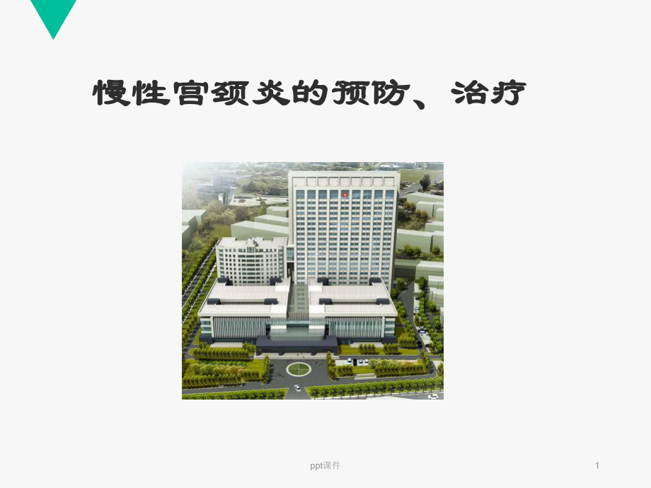 慢性宫颈炎的预防和治疗-课件.ppt_第1页