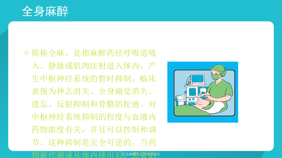 常见麻醉方法与术后体位-课件.ppt_第3页