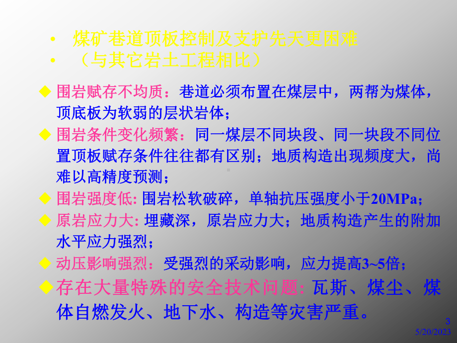 张农-煤矿巷道支护的几个技术问题1课件.ppt_第3页