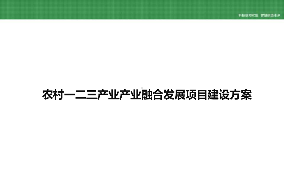 农村一二三产业产业融合发展项目建设方案.pptx_第1页