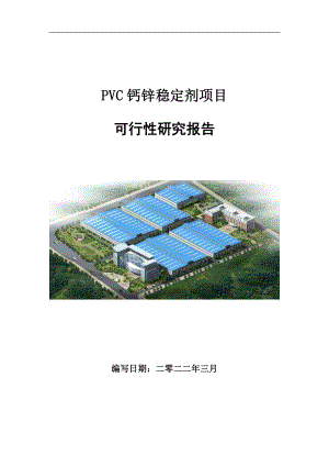 PVC钙锌稳定剂项目可行性研究报告范文.doc