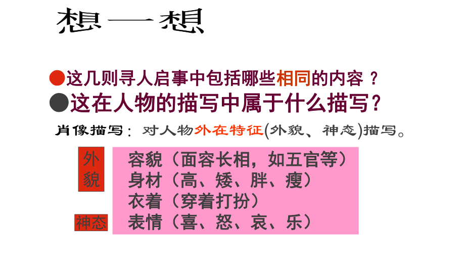 最新人教版七年级语文上册-：写作《写人要抓住特点》课件.ppt_第3页