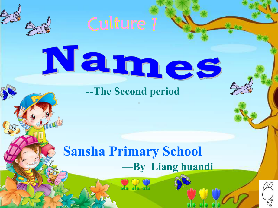 最新广东版开心学英语三年级下册Culture-1《Names》(第二课时)课件.ppt_第1页