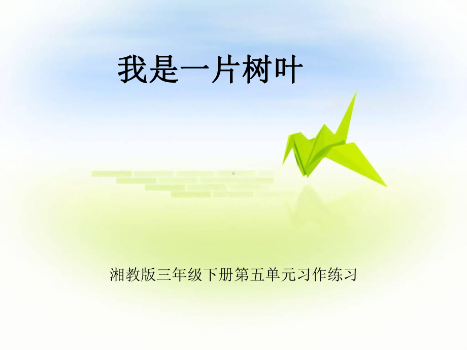 我是一片树叶课件.ppt_第1页