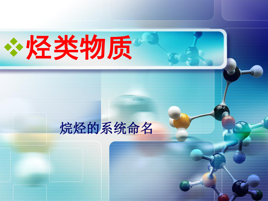 烷烃的命名完整课件.ppt_第1页