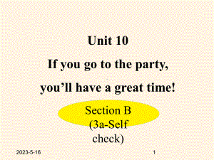 最新人教PEP版八年级上册英语课件：-Unit-10-Section-B-(3a-Self-check).ppt