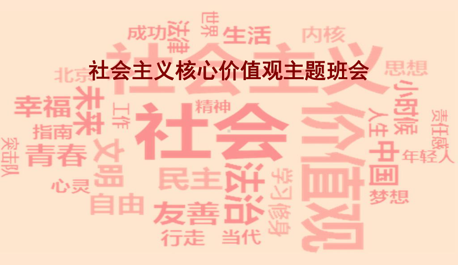 最新中小学主题班会-社会主义核心价值观主题班会-4课件讲义.ppt_第1页