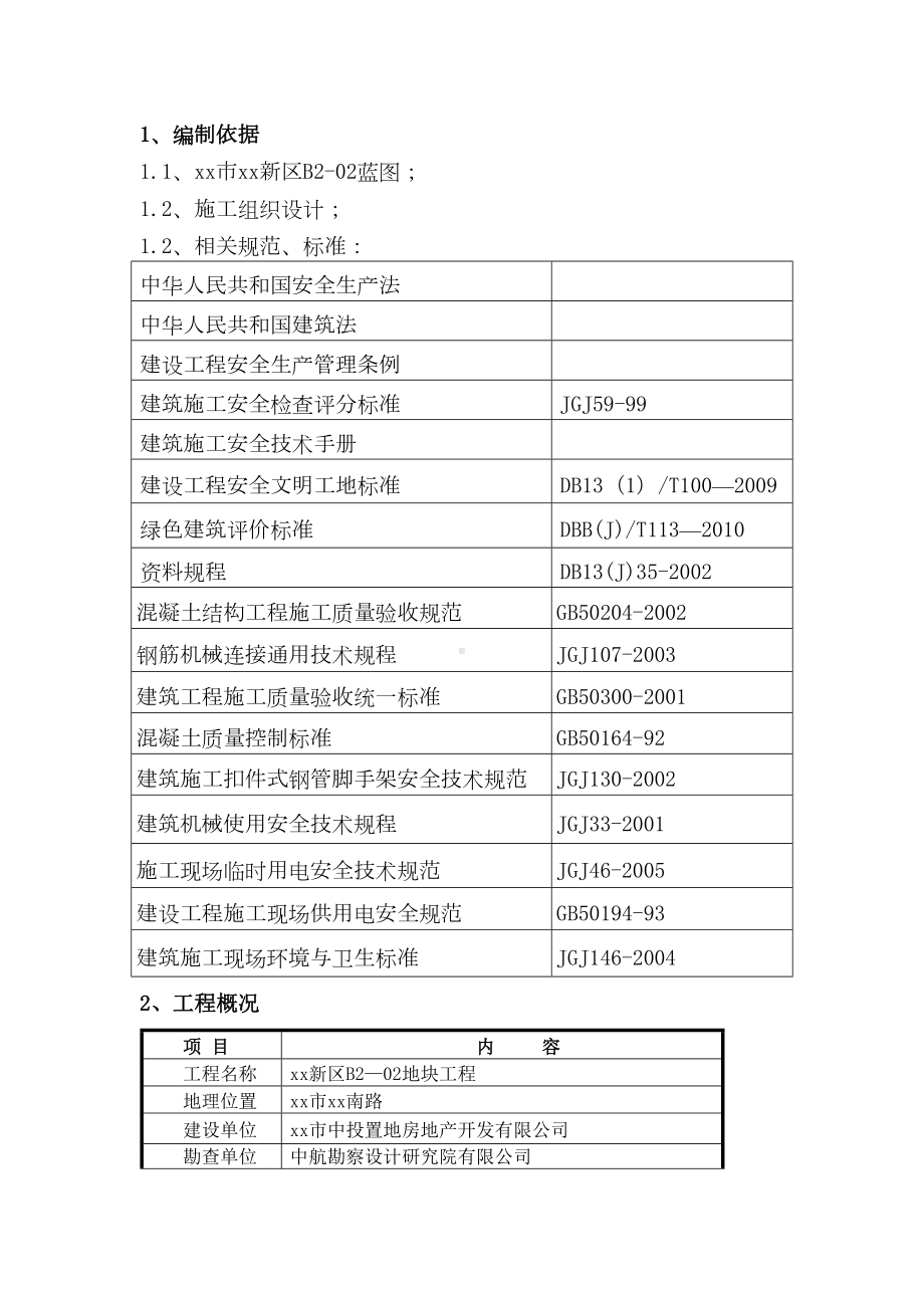 [河北]住宅小区工程雨季施工应急预案及控制措施-(DOC 16页).doc_第1页