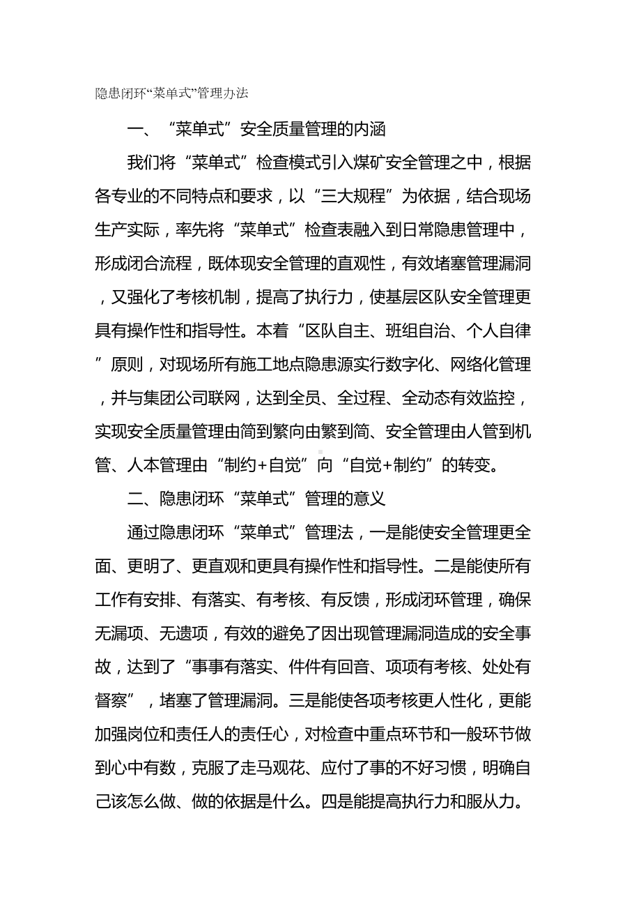 (管理制度)隐患闭环菜单式管理办法(DOC 43页).doc_第2页