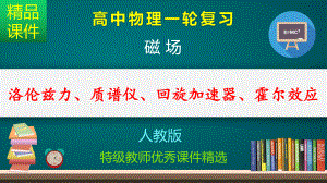 洛伦兹力、质谱仪、回旋加速器、霍尔效应-课件.pptx