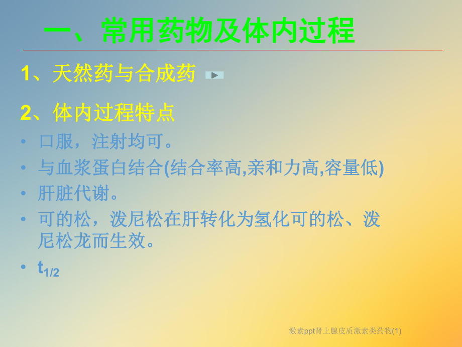 激素肾上腺皮质激素类药物课件1.ppt_第2页