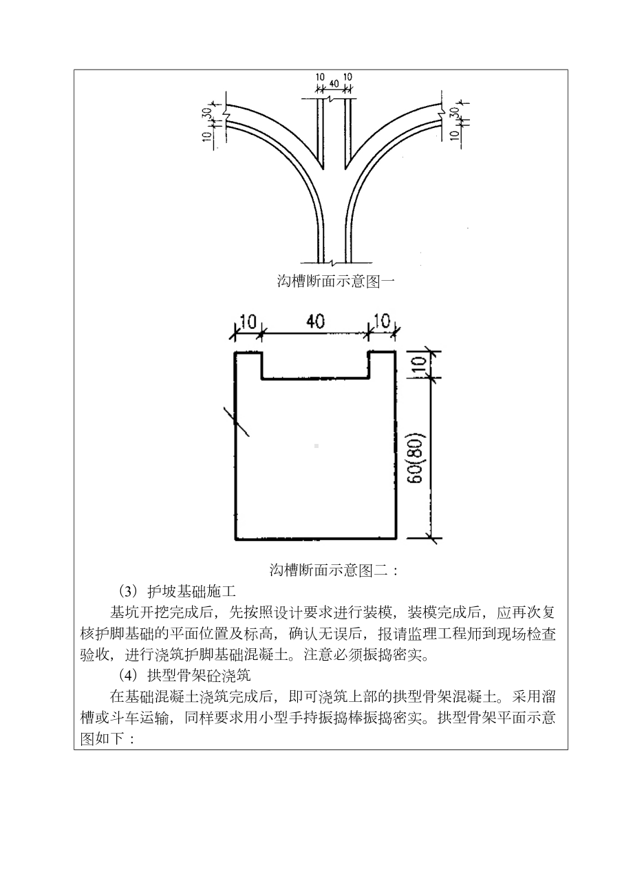 ba拱型骨架护坡施工技术交底复习过程(DOC 9页).doc_第3页