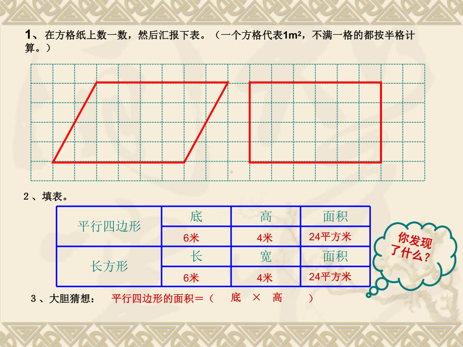 平行四边形的面积(公开课)课件.pptx_第3页