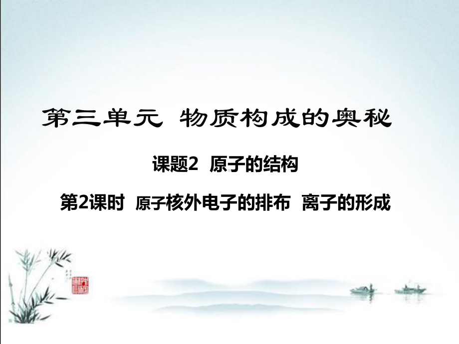 新人教版九年级上册化学(-原子核外电子的排布-离子的形成)教学课件.ppt_第2页