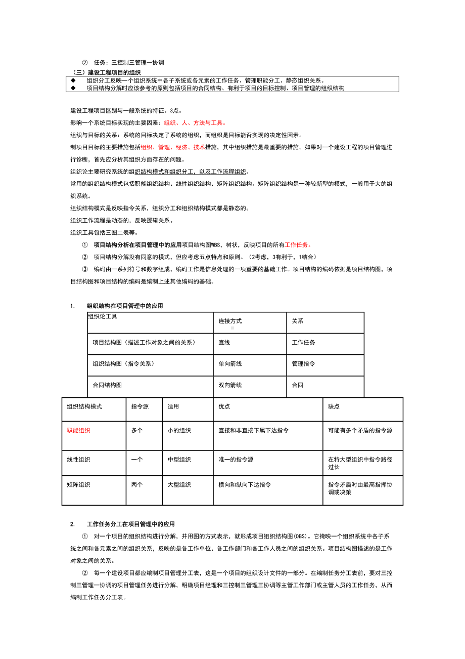 (完整word版)一建项目管理个人整理笔记(呕心沥血)(DOC 37页).doc_第2页