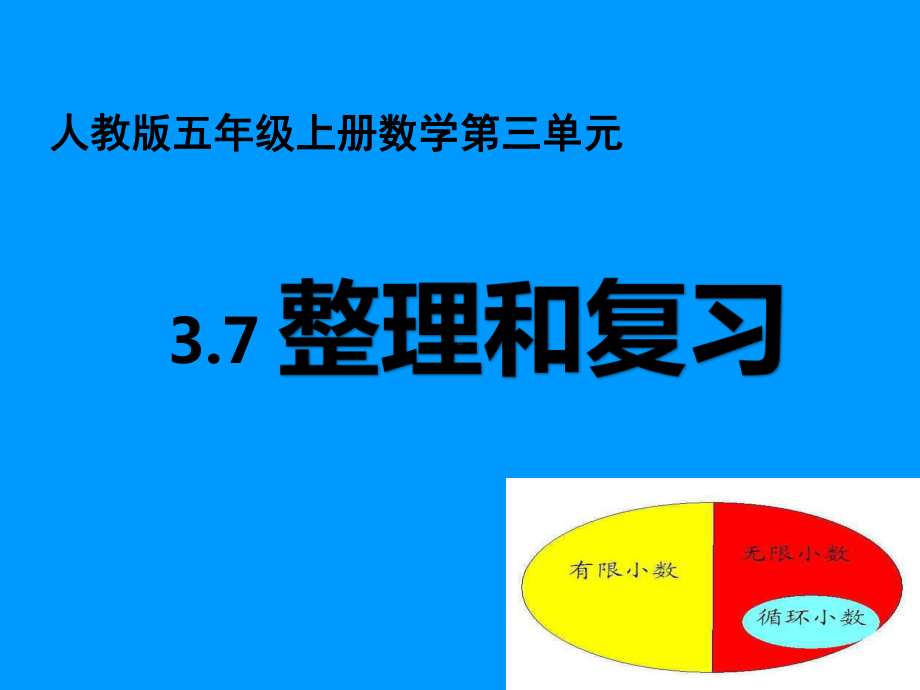 最新人教版小学数学五年级上册《小数除法-整理和复习》教学课件.pptx_第1页