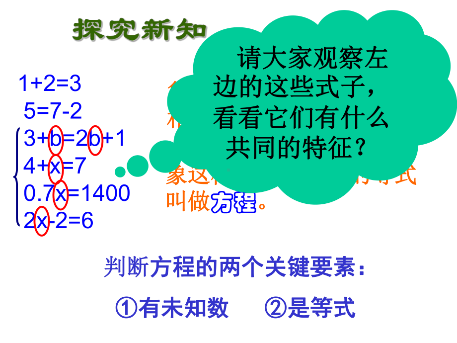 最新人教版七年级数学上册第三章31-从算式到方程(上课)课件.ppt_第2页