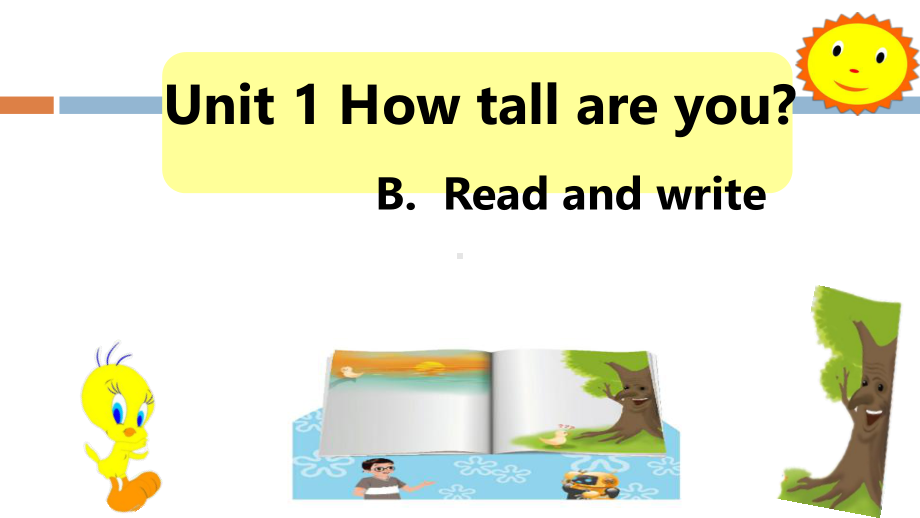 新版PEP小学英语六年级下册《unit1-How-tall-are-you》B-read-and-write课件.ppt_第1页