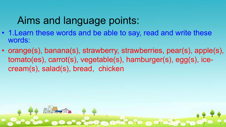 新人教版七年级英语Unit6-Do-you-like-bananas-Period-Two-Section-A(1a-2c)课件.ppt_第2页