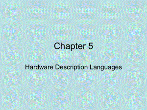 数字逻辑5章-英文课件.ppt