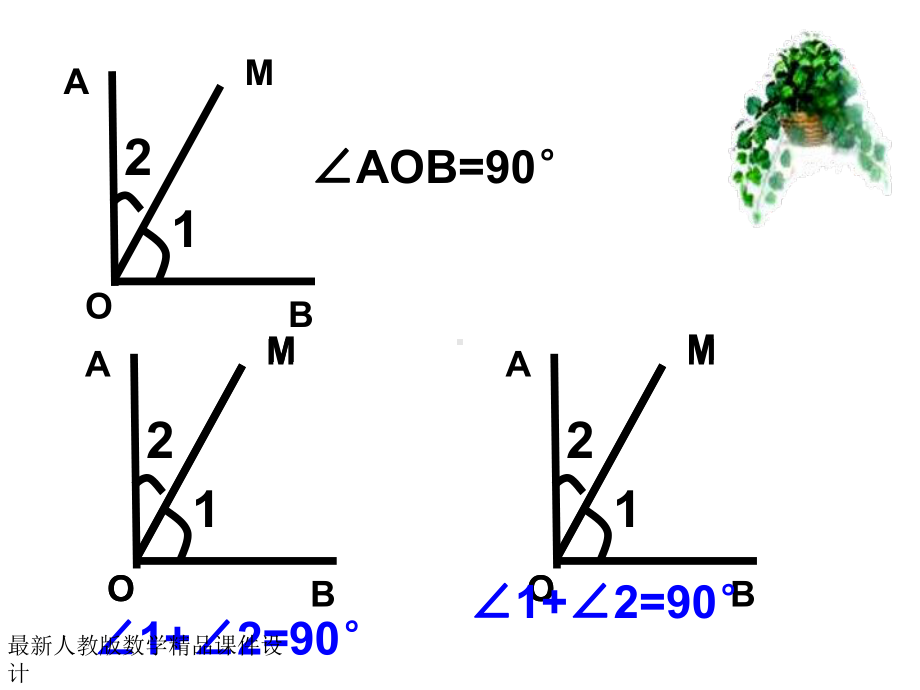 最新人教版七年级上册数学课件43余角与补角.ppt_第3页