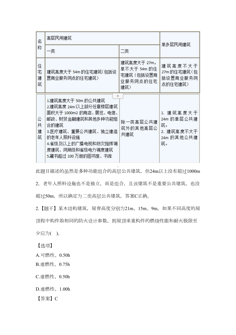 2019一级注册消防工程师消防安全技术实务真题及答案(DOC 32页).doc_第2页