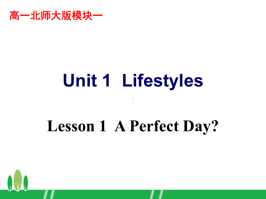 北师大版高一(上)英语必修一-Unit-1-Lesson-1课件.ppt_第2页