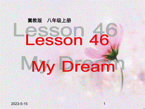 最新冀教版八年级上册英语课件：第八单元Lesson46.ppt