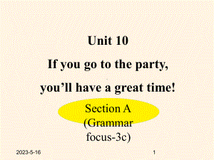 最新人教PEP版八年级上册英语课件：-Unit-10-Section-A-(Grammar-focus-3c).ppt