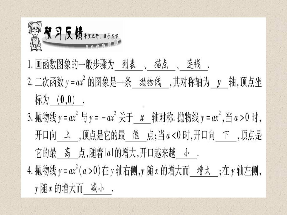 数学九下262二次函的图象与性质习题课件2.ppt_第2页