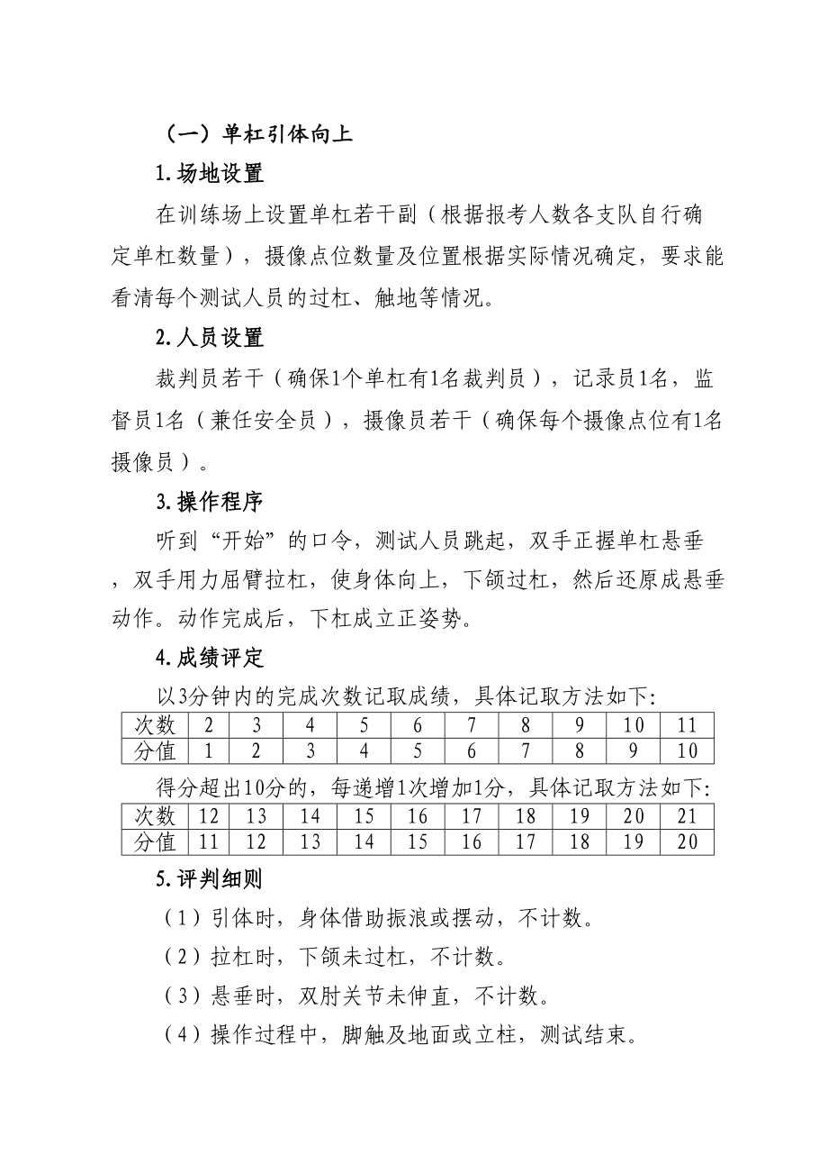 2019年全省消防员录招录体能测试和岗位适应性测试实施细则[001](DOC 11页).doc_第3页