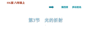 沪科版八年级物理上册第4章多彩的光43--光的折射练习课件.ppt