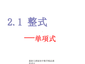 最新人教版初中数学七年级上册《21-整式》课件-(48).ppt