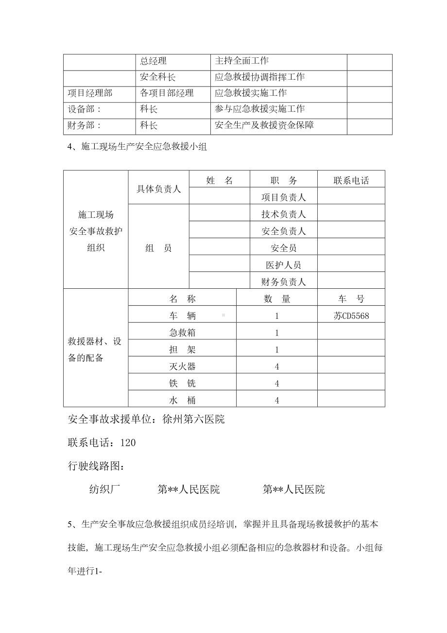 X X某建筑公司紧急救援应急预案-secret(DOC 17页).doc_第2页