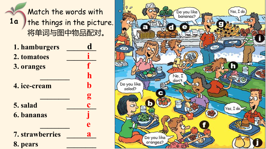 最新人教版七年级上册英语课件Unit-6-Section-A-(1a-2d).pptx_第3页