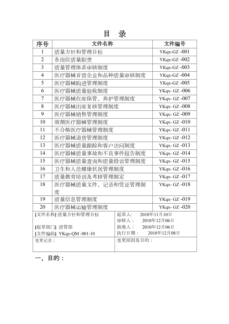 《医疗器械管理制度》word版(DOC 41页).doc_第1页