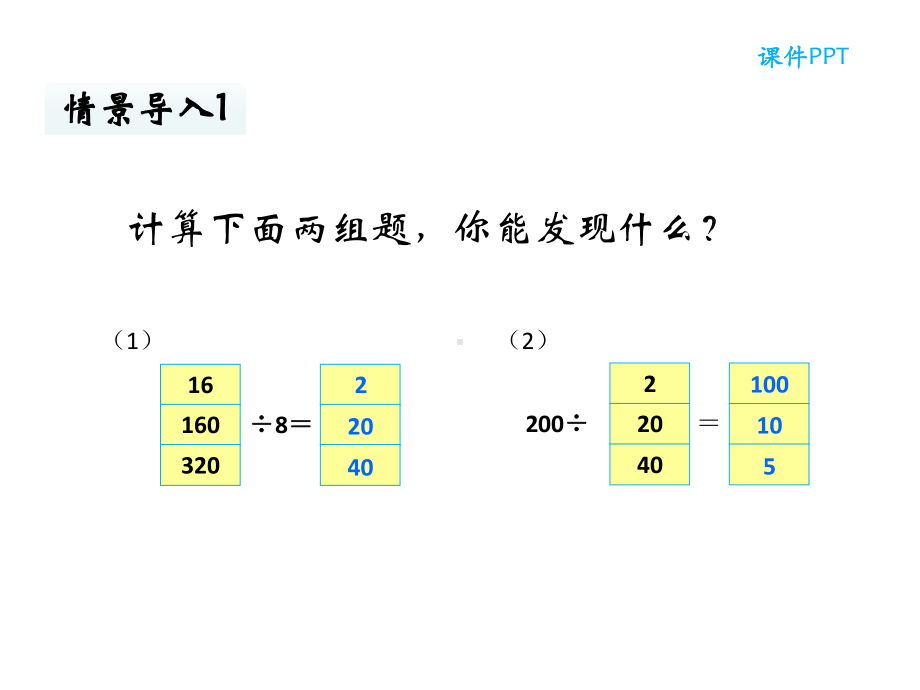 新课标人教版四年级数学上册商的变化规律-课件.ppt_第3页