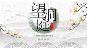 最新原创四年级语文《望洞庭》教学课件.pptx