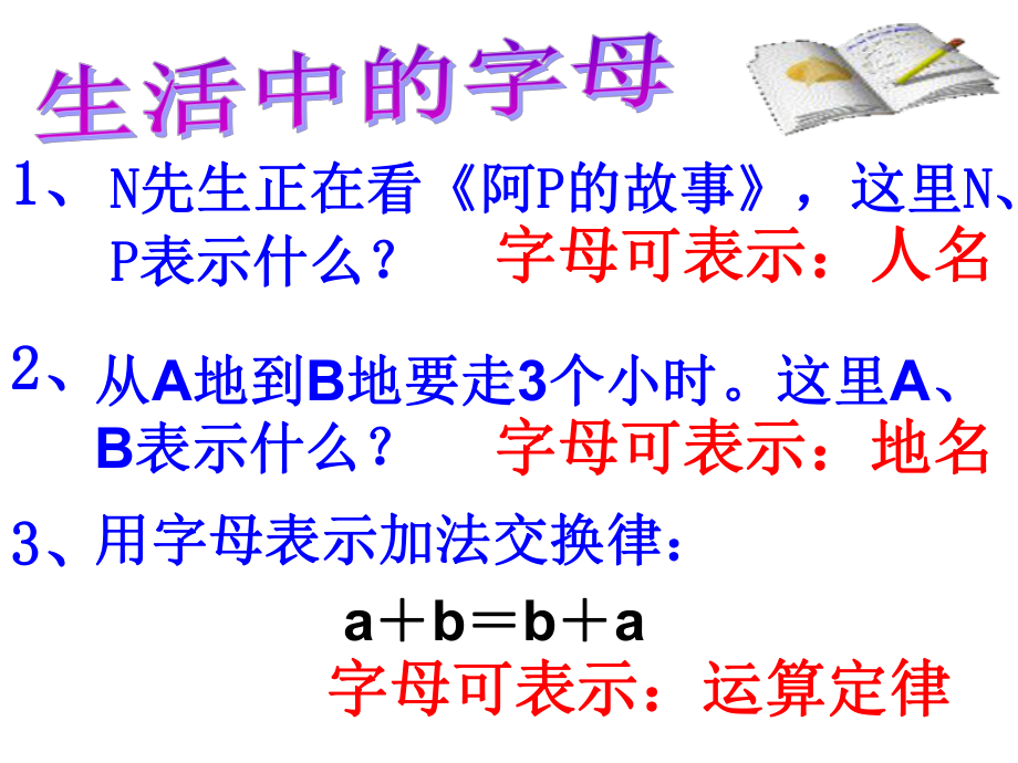 最新湘教版七年级数学上册21《用字母表示数》公开课课件.ppt_第2页