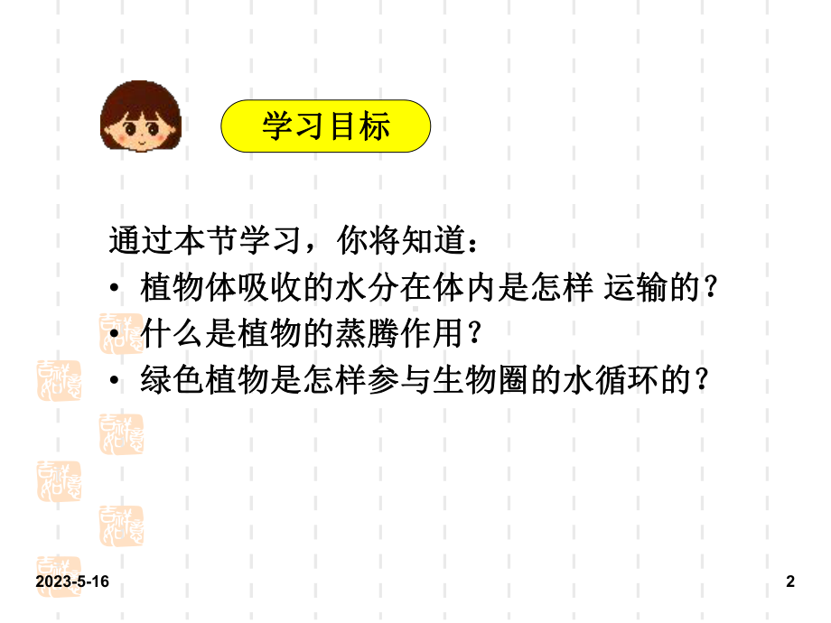 最新人教版七年级上册生物课件：第三章-绿色植物与生物圈的水循环.ppt_第2页