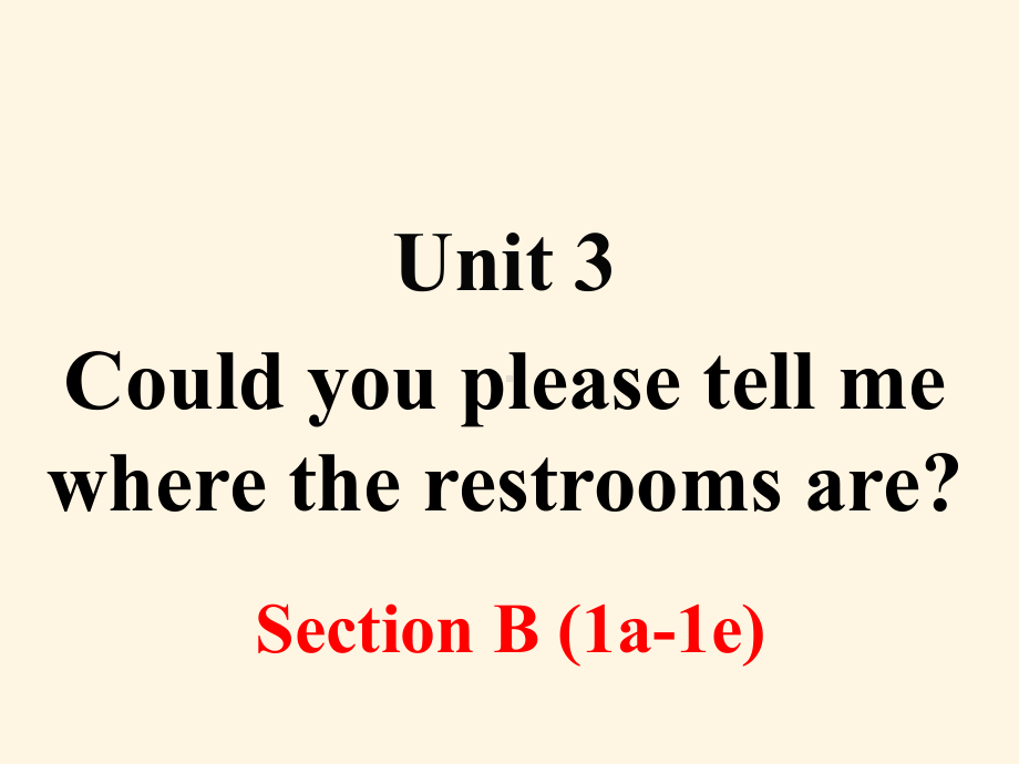 最新人教PEP版九年级上册英语Unit-3-Section-B-第一课时课件.ppt_第1页