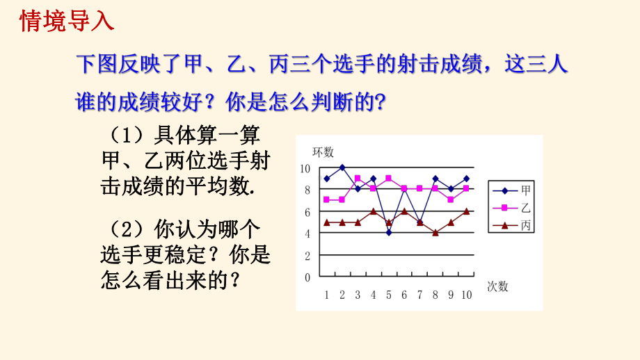 最新北师版八年级数学上册课件64数据的离散程度(第1课时).ppt_第2页