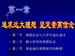 思政课课件：追求远大理想坚定崇高信念.ppt