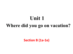 最新人教PEP版八年级上册英语课件3-U1-B-(1a-1e).ppt