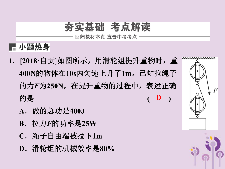 浙江省中考科学(物理部分)第三篇主题3第四单元机械效率和斜面课件.ppt_第2页