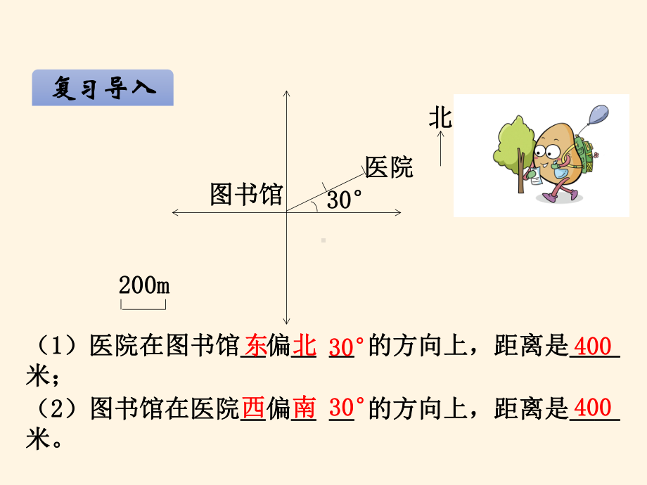 最新西师版小学六年级上册数学课件：第五单元-4描述路线图.ppt_第3页