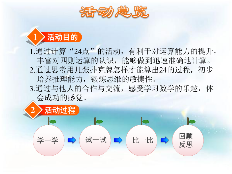 新苏教版小学数学三年级下册课件：综合与实践：算“24点”.pptx_第2页