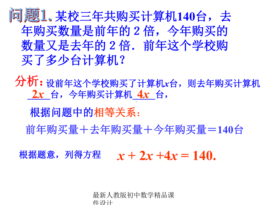 最新人教版秋七年级数学上册-第三章《32-解一元一次方程(一)》课件-.ppt_第3页